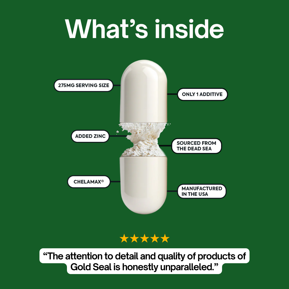 Pure Magnesium Glycinate (1 Bottle)